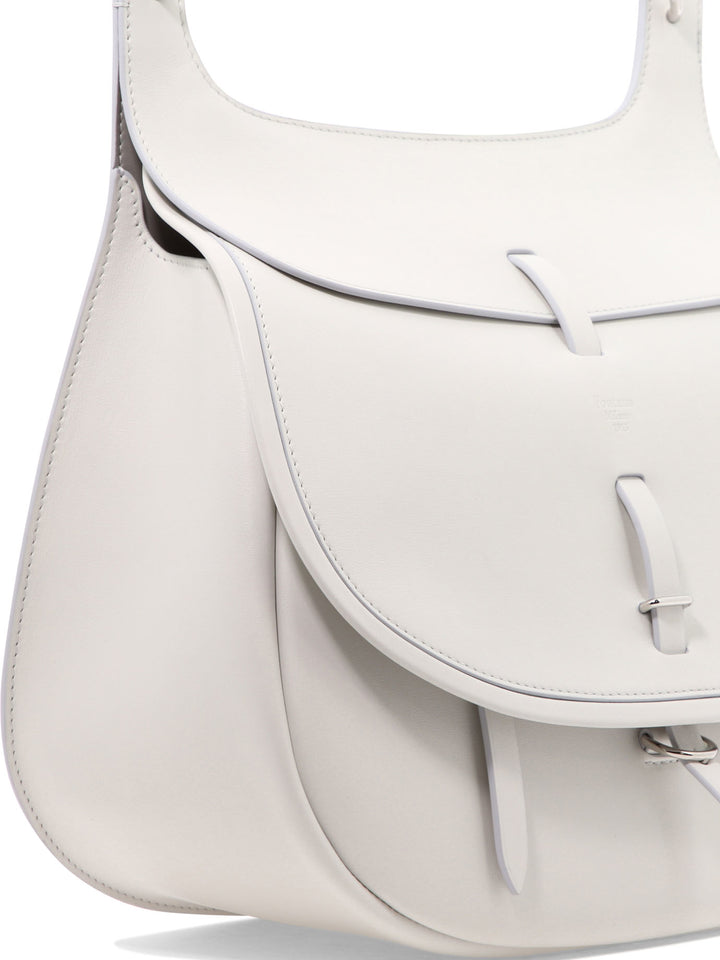 Chelsea Media Shoulder Bags White