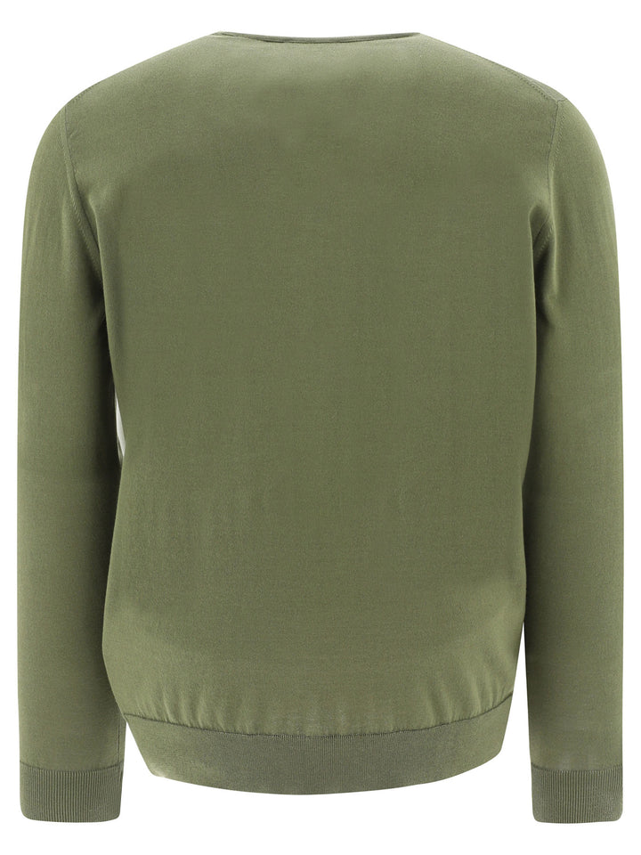 Ribbed Sweater Knitwear Green