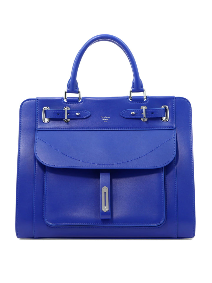 A Piccola Handbags Blue