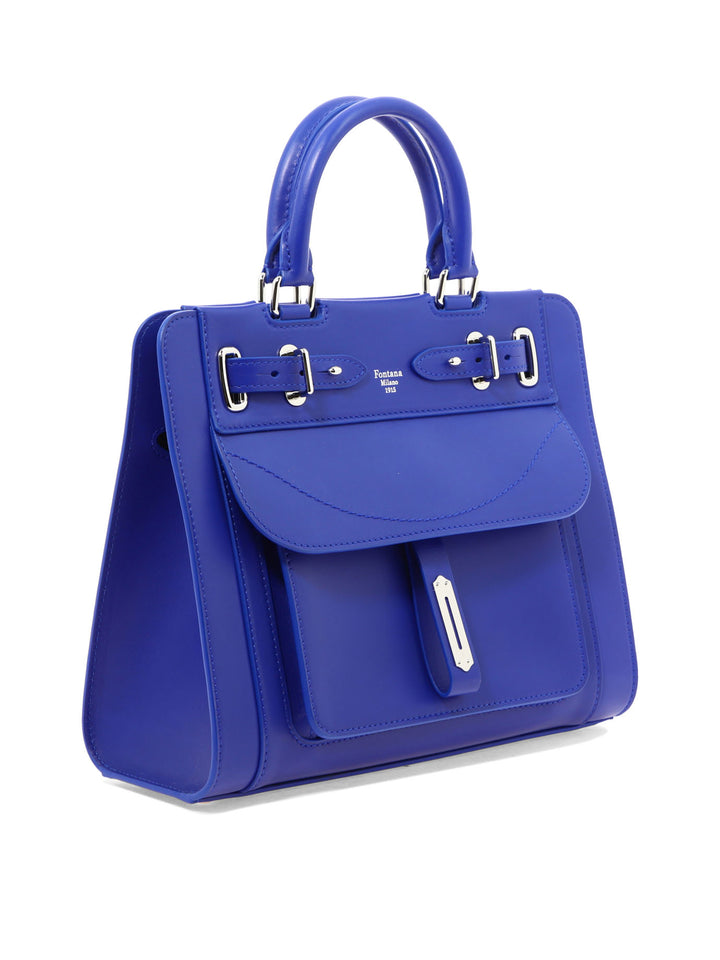 A Lady Handbags Blue