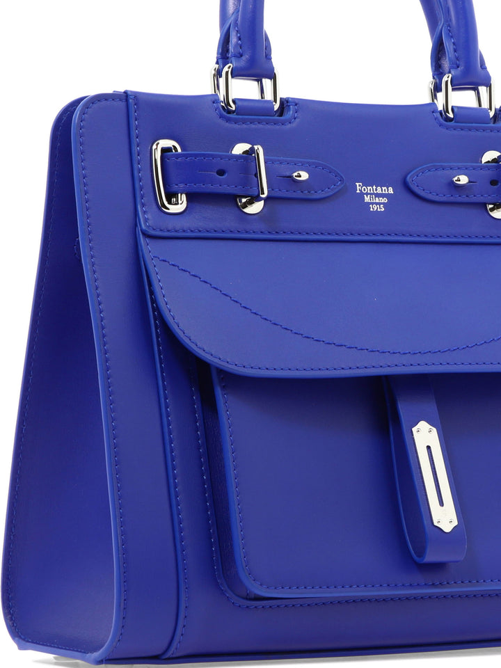 A Lady Handbags Blue