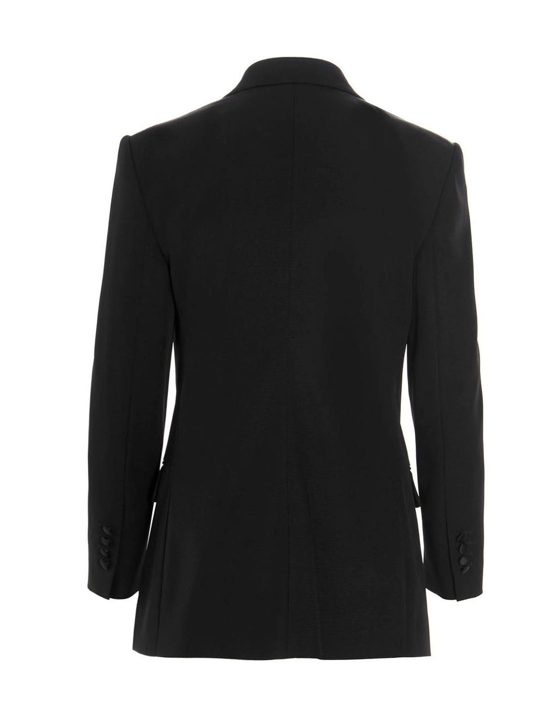 Dolce & Gabbana Padded Shoulders Double-Breasted Blazer Jacket BlazerS - Black | c94e2a491274d53d1ee3fadef6304319297c0358