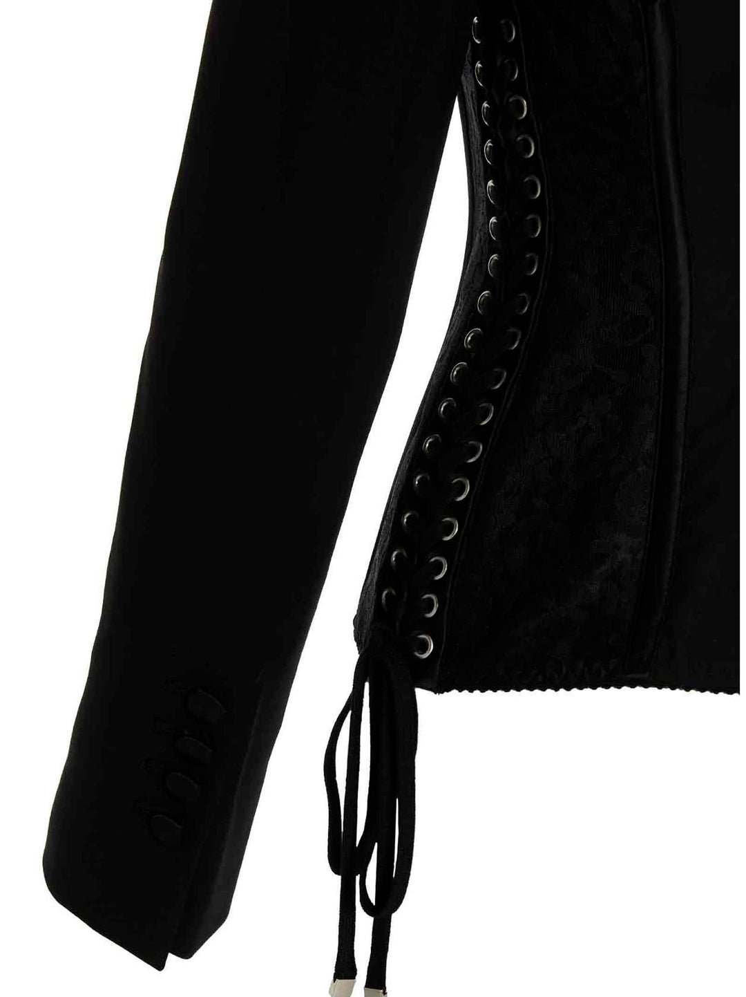 Dolce & Gabbana Corset Blazer BlazerS - Black | a5d8b64cfd5a25de3316d75d90da02ebaf570cf8