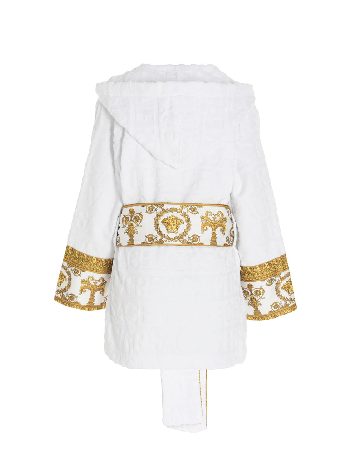 Short Bathrobe Towels White