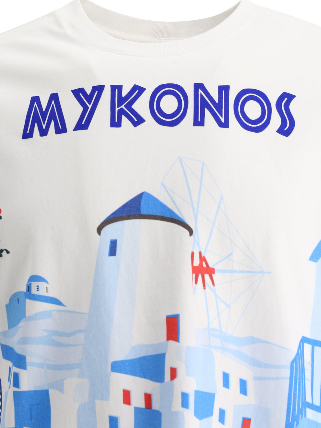 Mykonos Postcard T-Shirts White