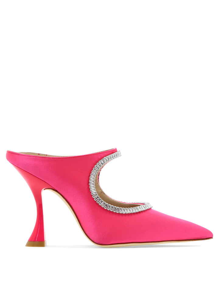 Xcurve Crystal 100 Heeled Shoes Fuchsia