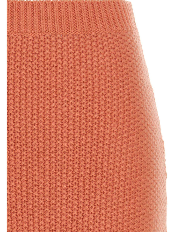 Chloé Knit Long Skirt Skirts - Orange | a1e606c1049c78d9193eaaa9abe203eaab19ee5f