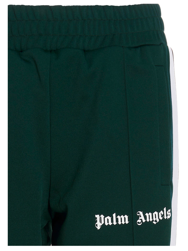 Palm Angels Track Logo Pants - Green | 91d51c8471e2995c7ec6a9fde419dbefeac0c726