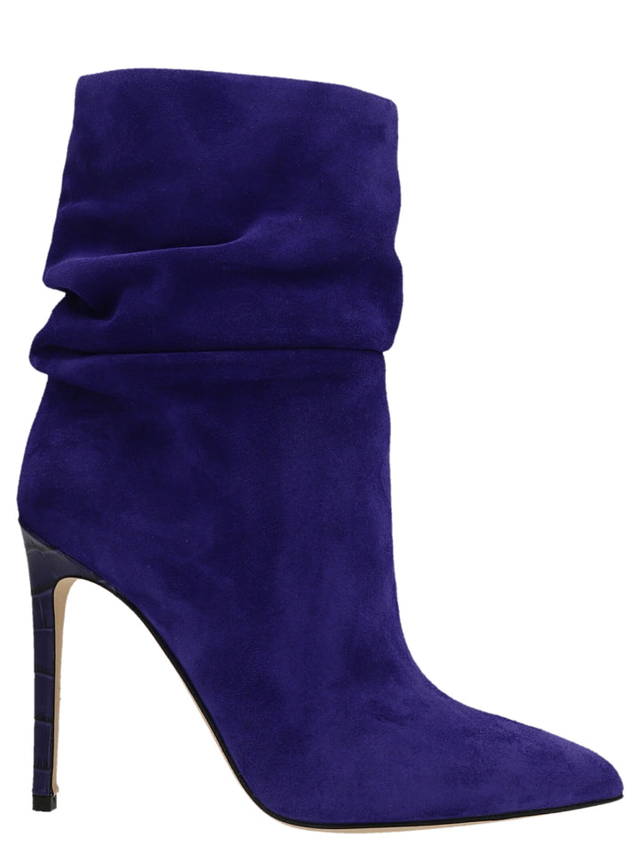 Slouchy Ankle Boot Boots, Ankle Boots Purple