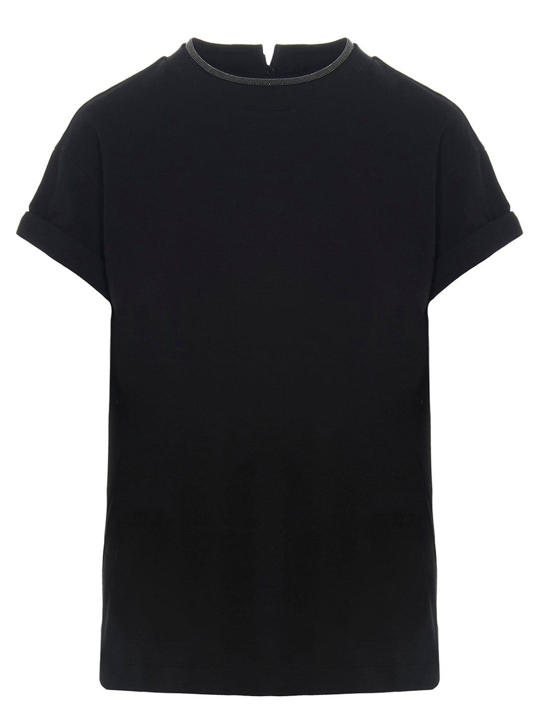 Brunello Cucinelli Monile Crew-Neck T-shirt - Black | 4ee8e761bb79bebcee7aa51b7128c25a6defb087