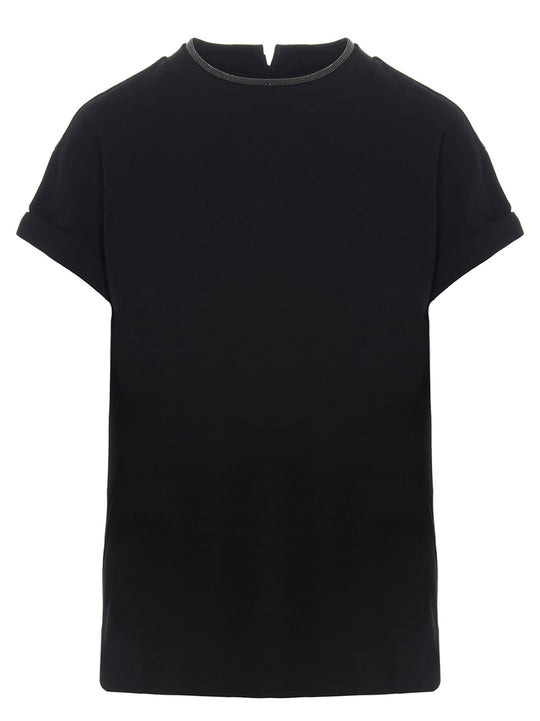 Monile Crew-Neck T-Shirt Black