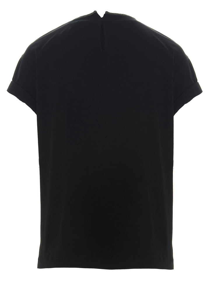 Brunello Cucinelli Monile Crew-Neck T-shirt - Black | 9fd0a4ff478e1ba98a50c63b7744a27f3a911c6c