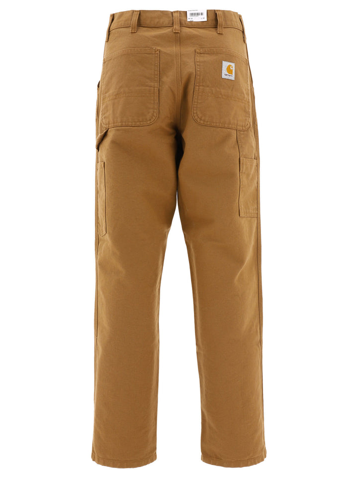 Single Knee Trousers Brown