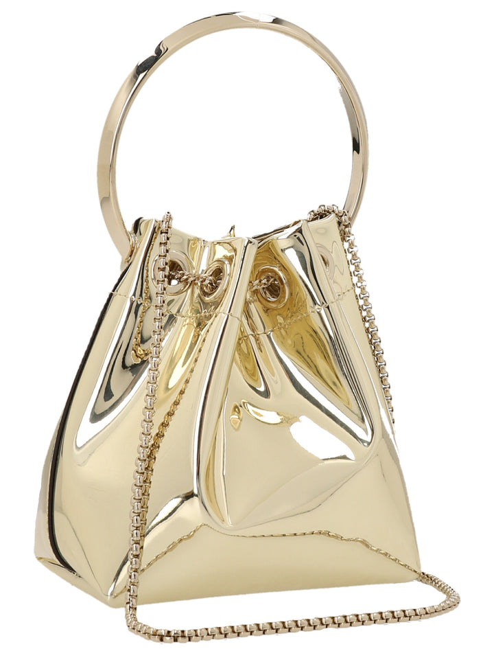 Jimmy Choo Bon Bon Hand Bags - Gold | 977003b0243447ff0e56dad2635f8e2cb112a1f4