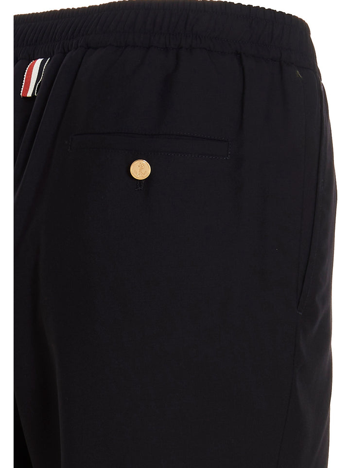 Thom Browne 4 Bar Pants - Blue | f2ca40cd5793d2fb91e39db0b85f8c986005b6ef
