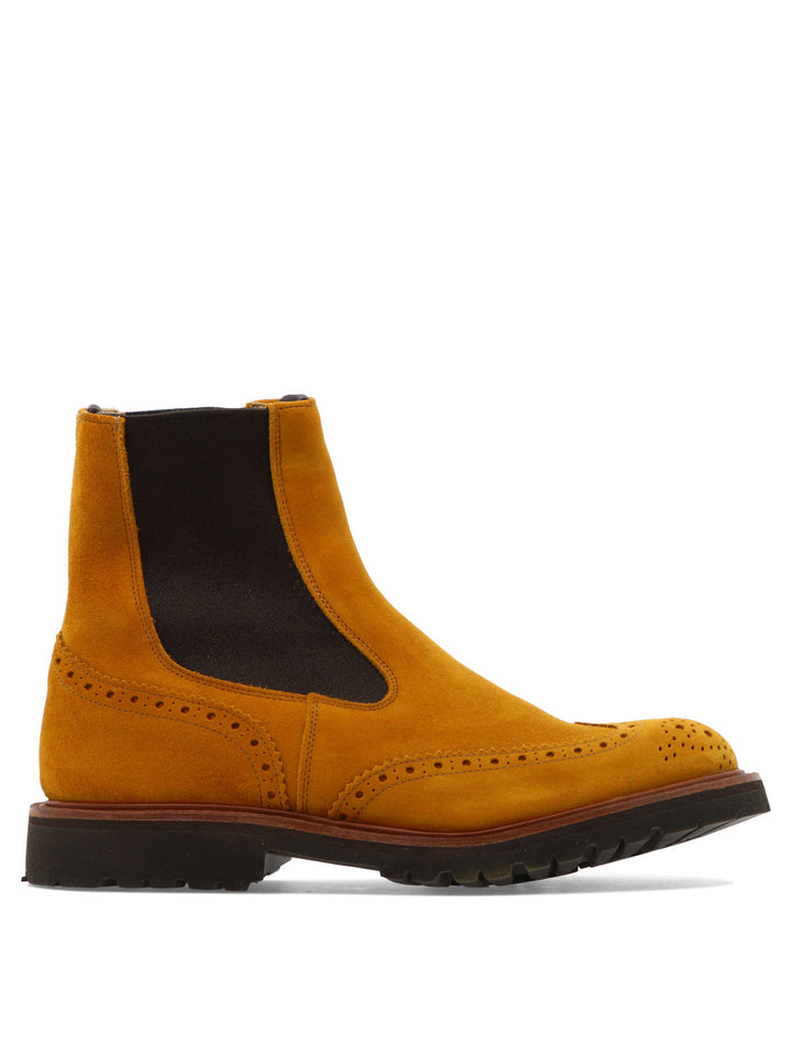 Henry Ankle Boots Orange