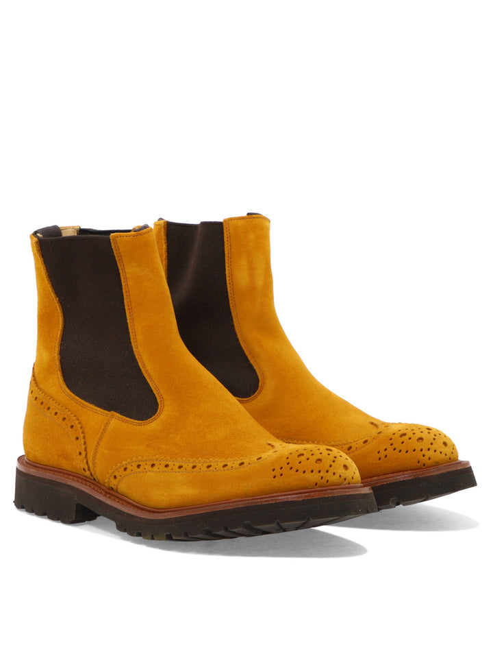 Henry Ankle Boots Orange