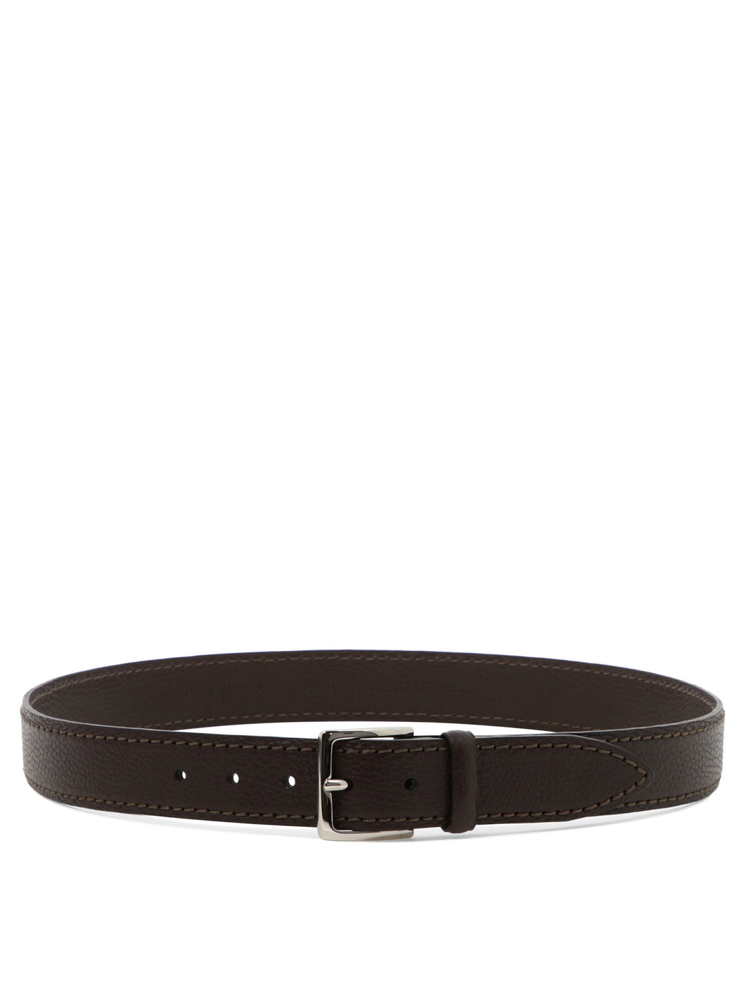 Dollar Leather Belt Belts Brown