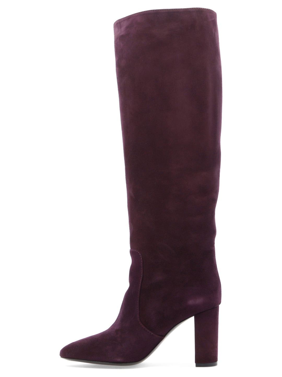 Suede Heeled Boots Stivali & Stivaletti Purple