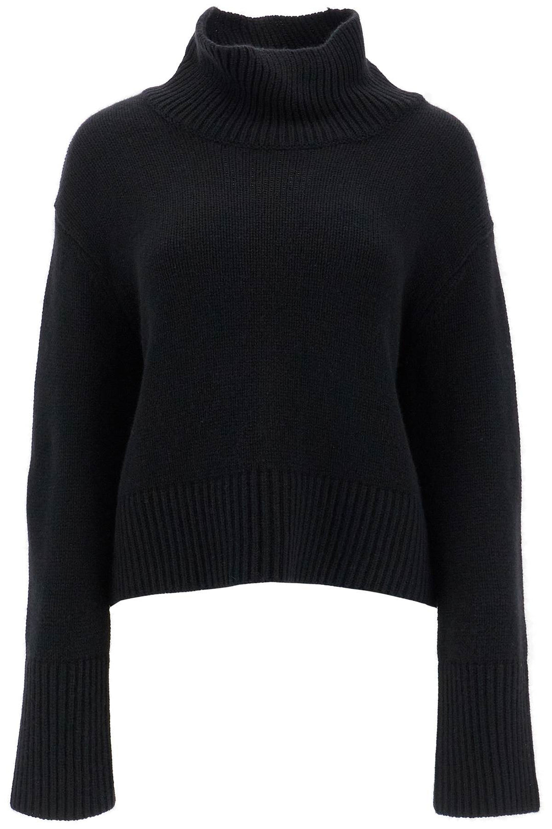 High Necked Fleur Sweater