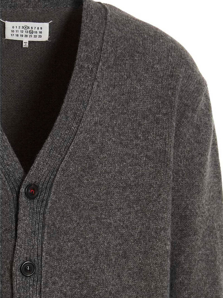 Logo Cardigan Sweater, Cardigans Gray