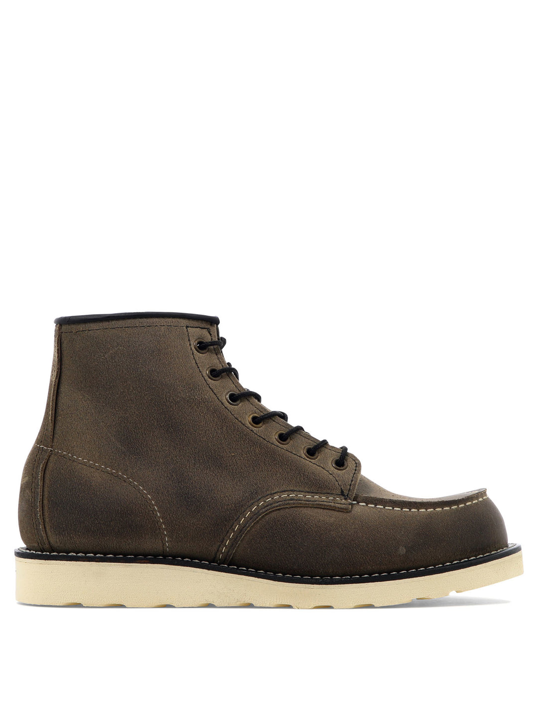 Classic Moc Toe Ankle Boots Brown