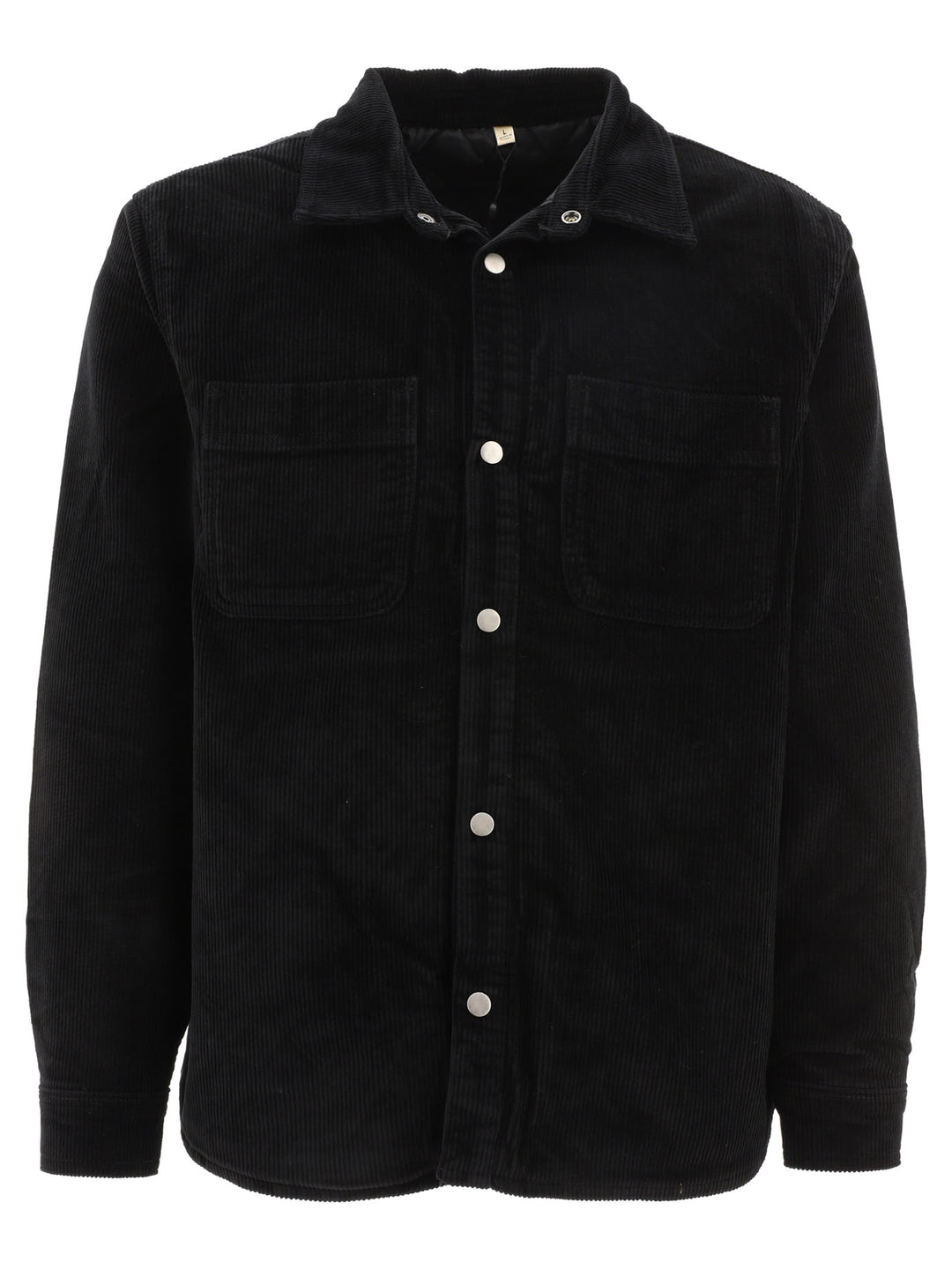 Cord Quilted Jackets Black