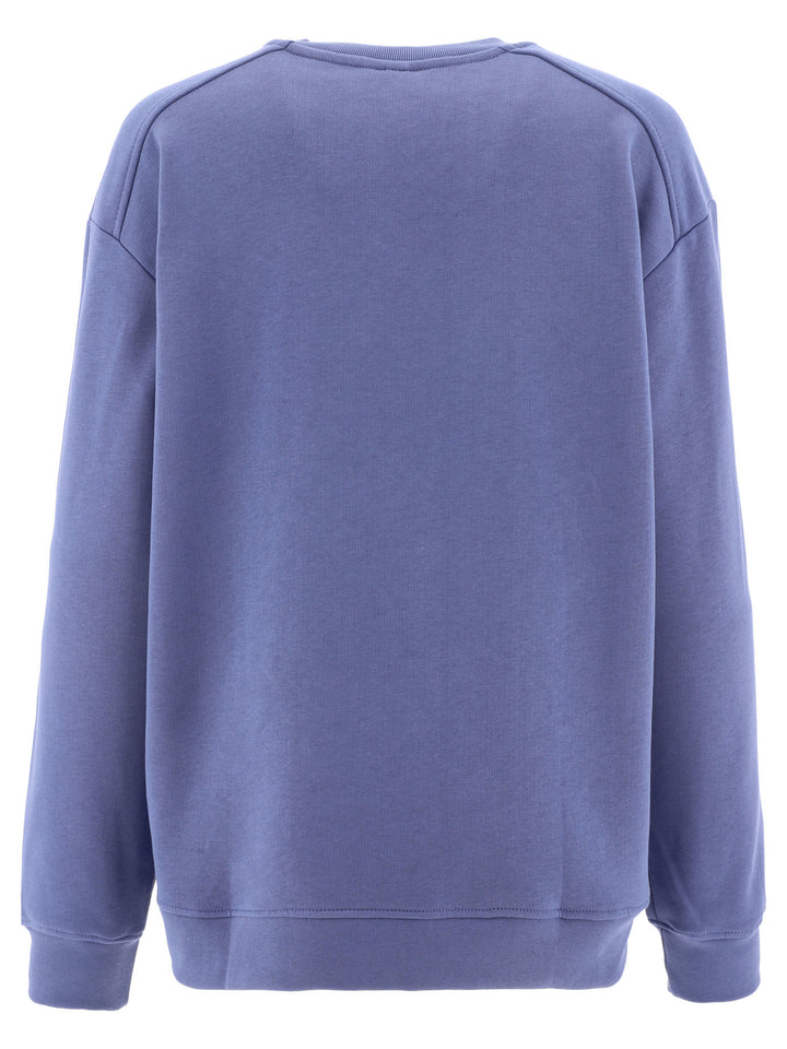 Sweatshirt With Embroidery Sweatshirts Blue