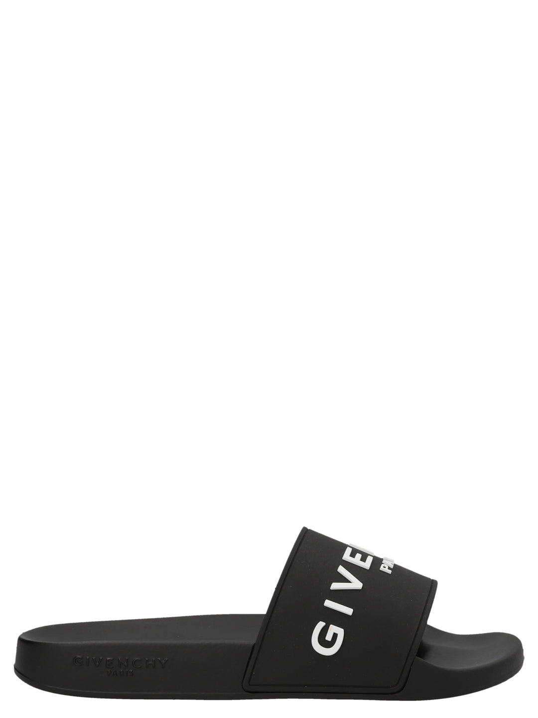 Givenchy Logo Slides Sandals - White/Black | 068cb0dc6a0320c1cb2b0018d87b9b44d10d617f