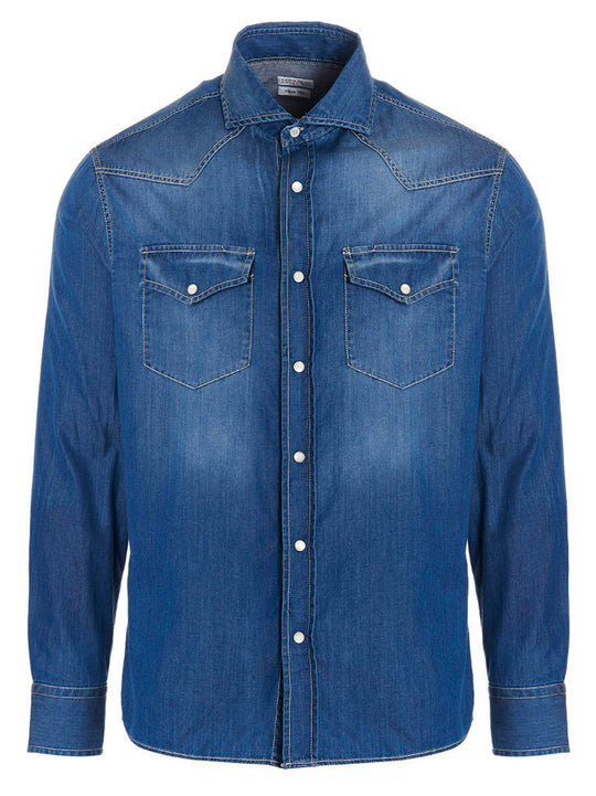 Texan Shirt Shirt And Blouse Blue