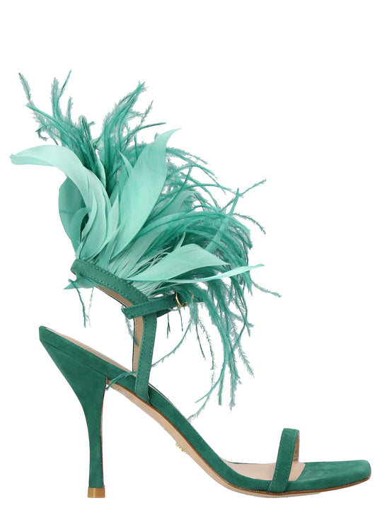 Plume Sandals Green
