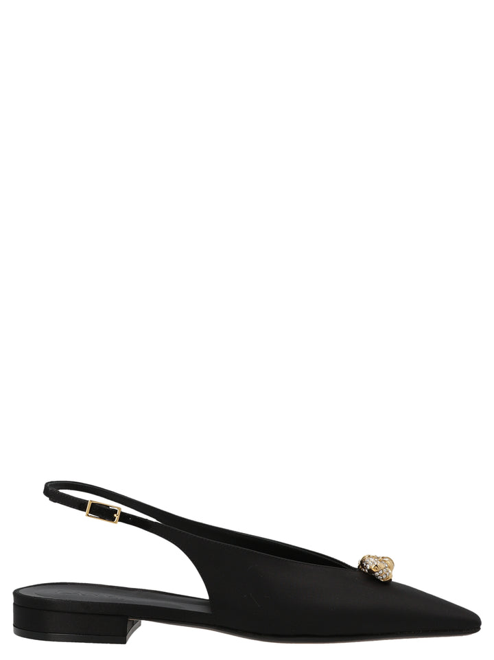 Lanvin Swing Back Flat shoes - Black | c7772e4d36ed219037c6514447088d19c5215465