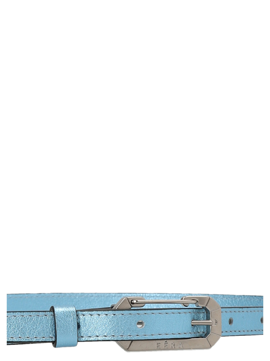 EÉRa Foil Leather Belt Belts - Light Blue | 48419915bc87755f0285576750cd28638bf4a594