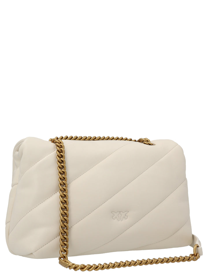 Pinko Love Classic Puff Crossbody Bags - White | e0418c8515054b651ded70cf40e94662bb307a55