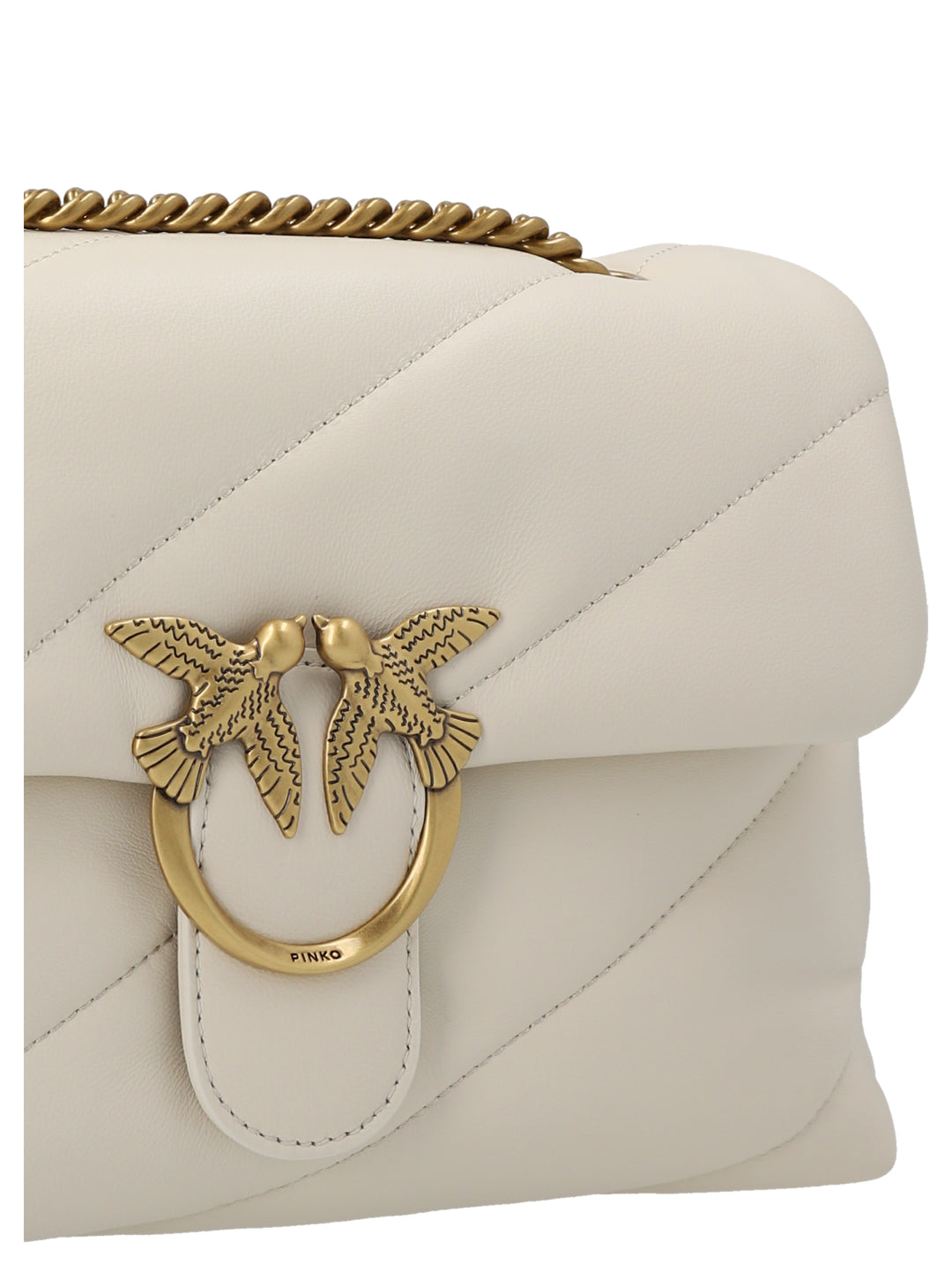 Pinko Love Classic Puff Crossbody Bags - White | bdf8b0f63885275030087e5d17771bf7b2738764