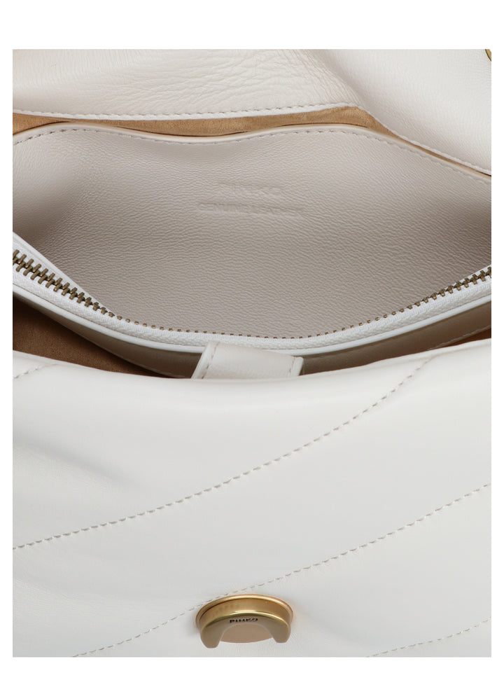 Pinko Love Classic Puff Crossbody Bags - White | 52a3d32a52a84259810678bfe8858822b8b3a065