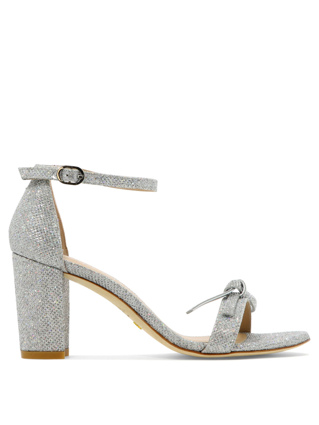 Nearlynude Sw Bow Sandals Silver