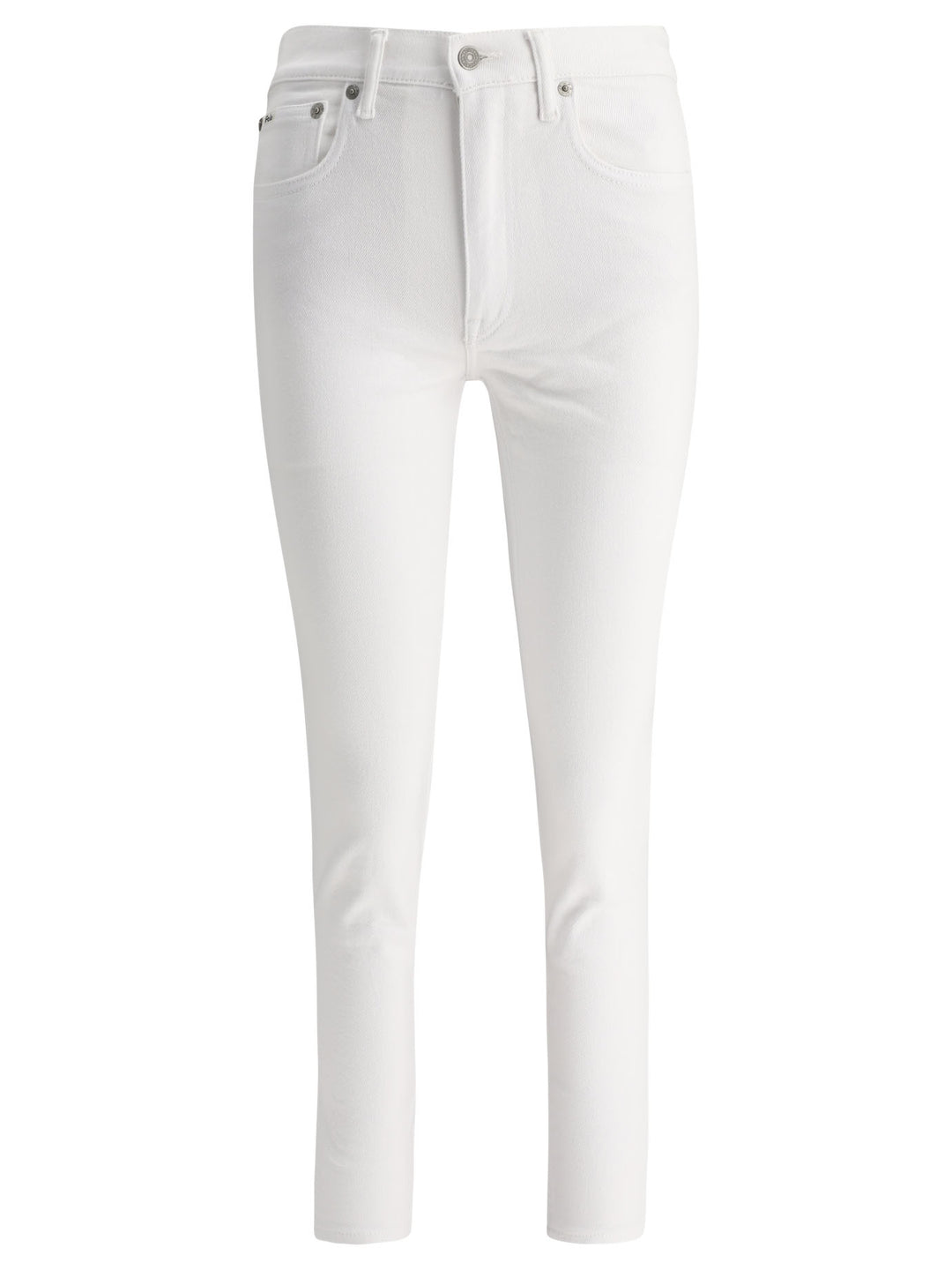 The Mid Rise Skinny Jeans White