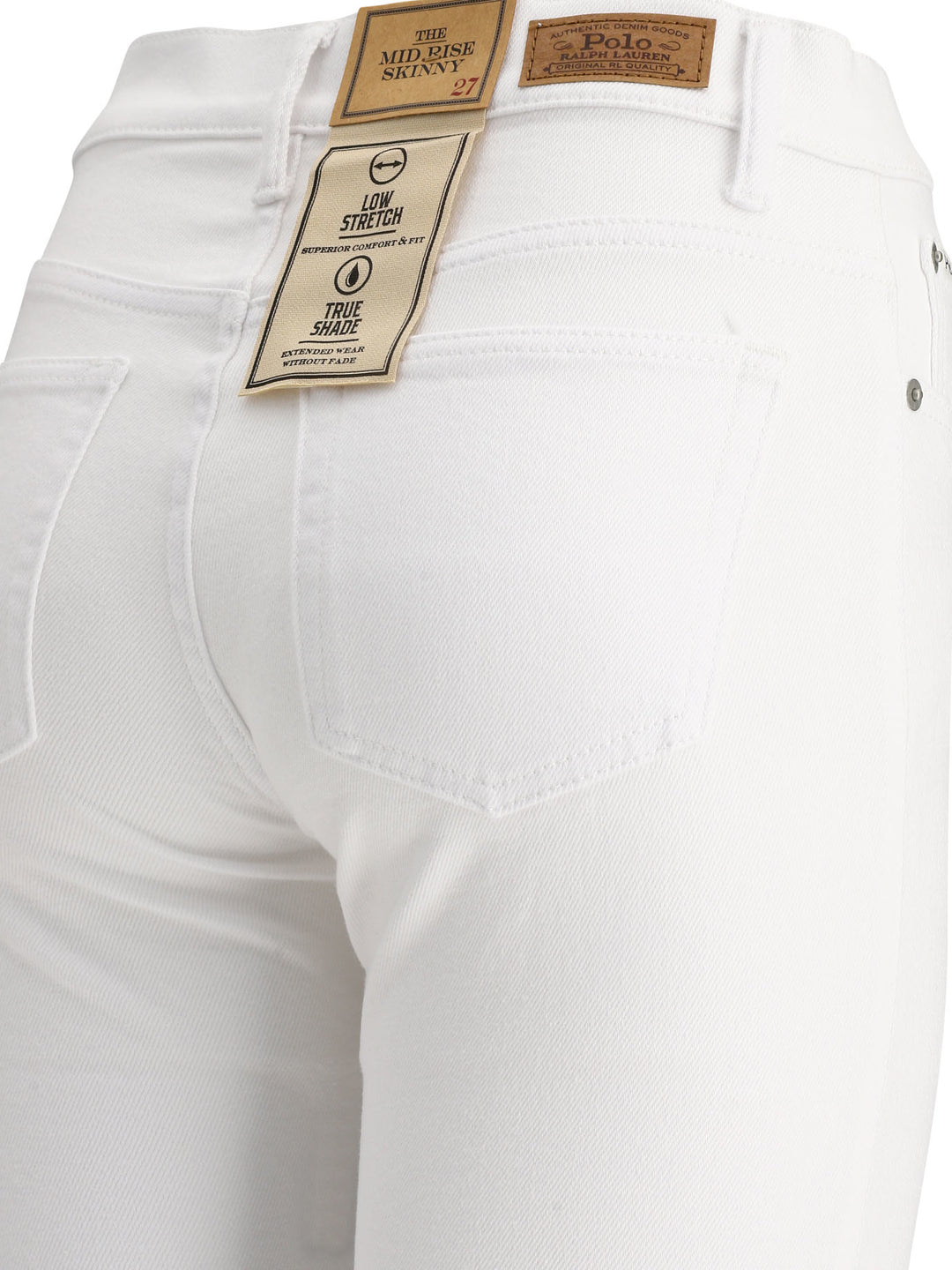 The Mid Rise Skinny Jeans White