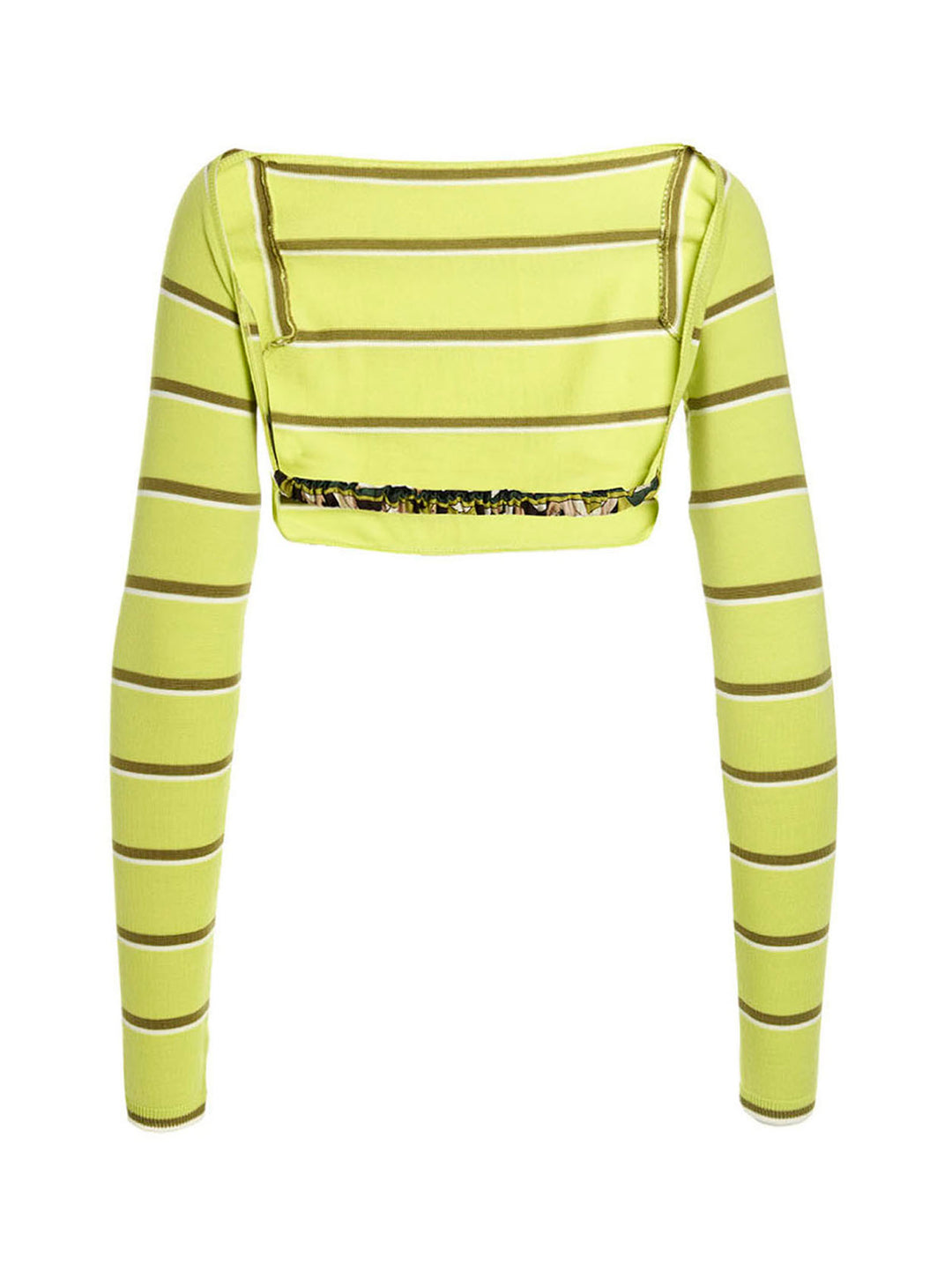Emilio Pucci Cut-Out Cropped Sweater Sweaters and Cardigans - Green | 9a98457359b8cb91290799f1f3dbf8a4cdce5518