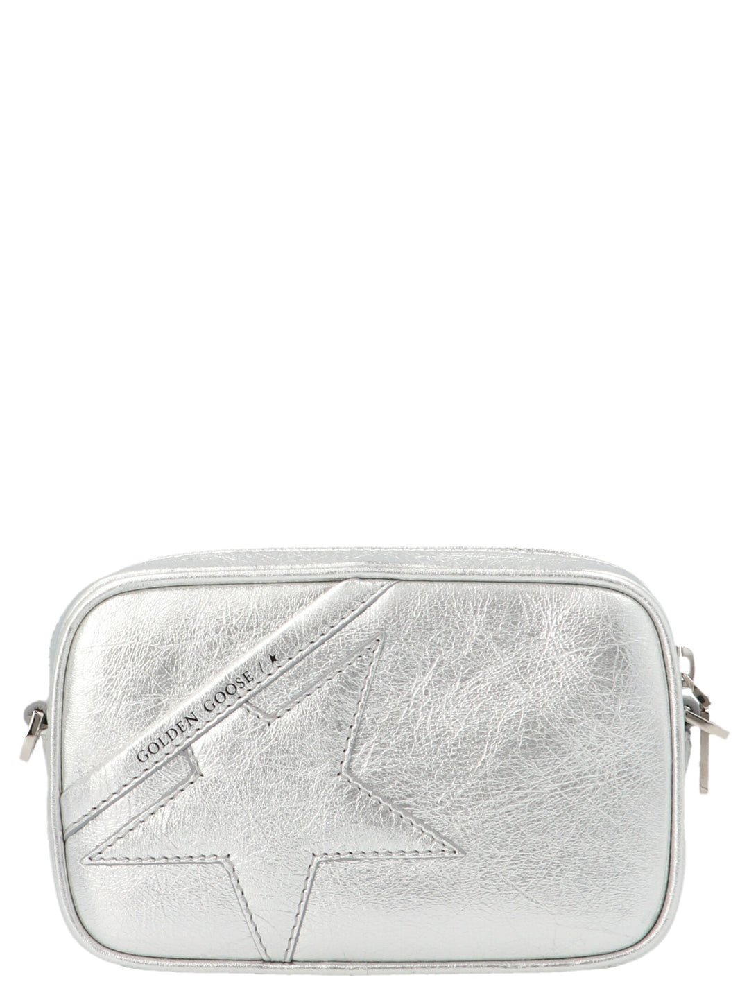 Golden Goose Mini Star Crossbody Bags - Silver | 2e3cad0aa542423baa2000cdc95ba9a1384a5056