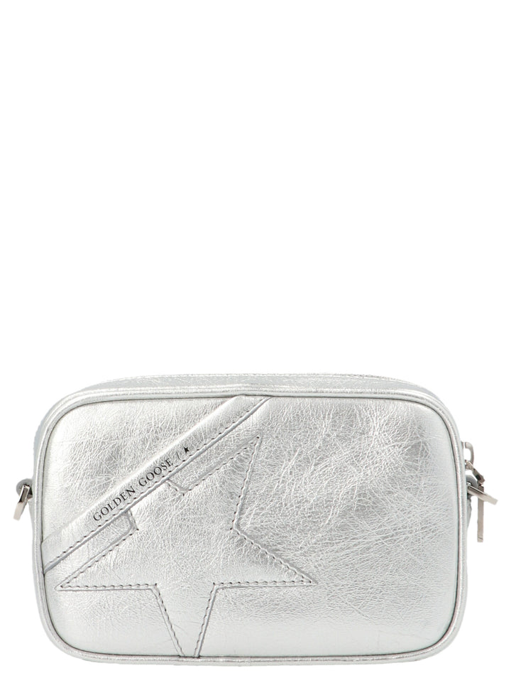 Golden Goose Mini Star Crossbody Bags - Silver | 2e3cad0aa542423baa2000cdc95ba9a1384a5056