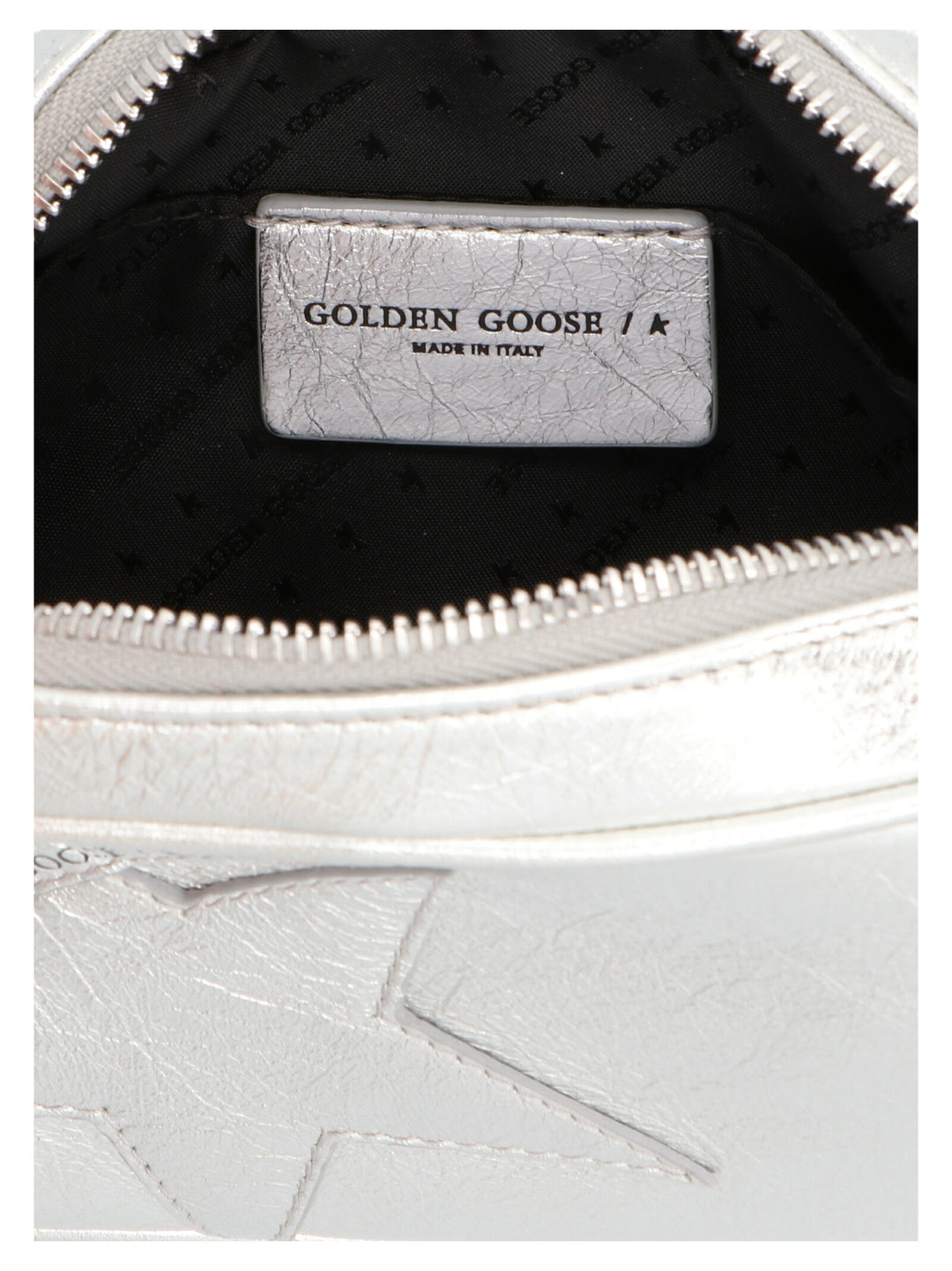 Golden Goose Mini Star Crossbody Bags - Silver | 10083f81fbbf7f4036a7ee2d392dfab2167c5641