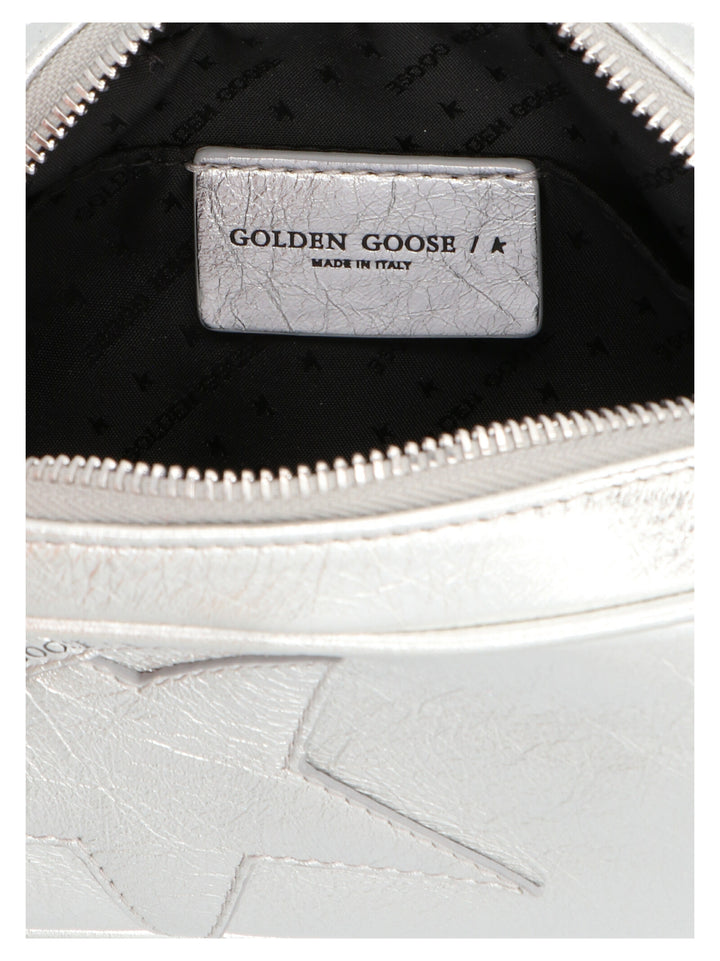 Golden Goose Mini Star Crossbody Bags - Silver | 10083f81fbbf7f4036a7ee2d392dfab2167c5641
