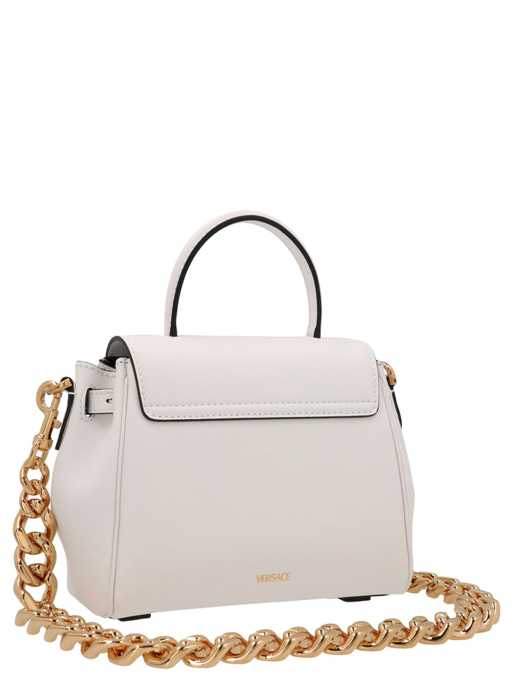 Versace La Medusa Hand Bags - White | ea674b119f4a1fc1bd4ebacc4a60c37e9d56a8d4