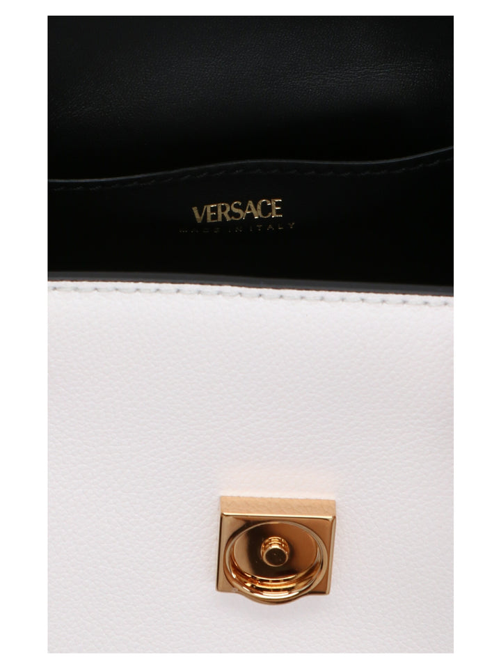 Versace La Medusa Hand Bags - White | aad763aed3a09cb245b69aa16414d06213264e1e