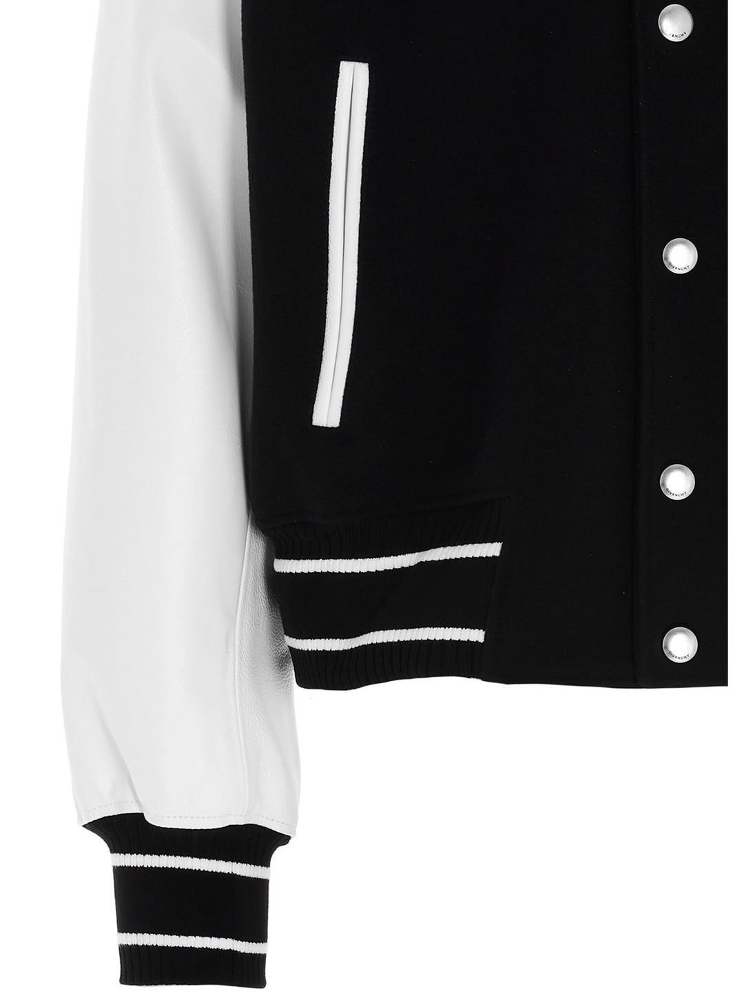 Logo Bomber Jacket. Coats, Trench Coats White/Black