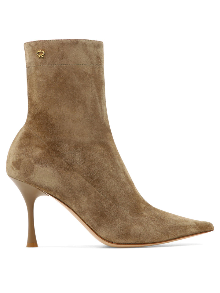 Dunn Ankle Boots Beige