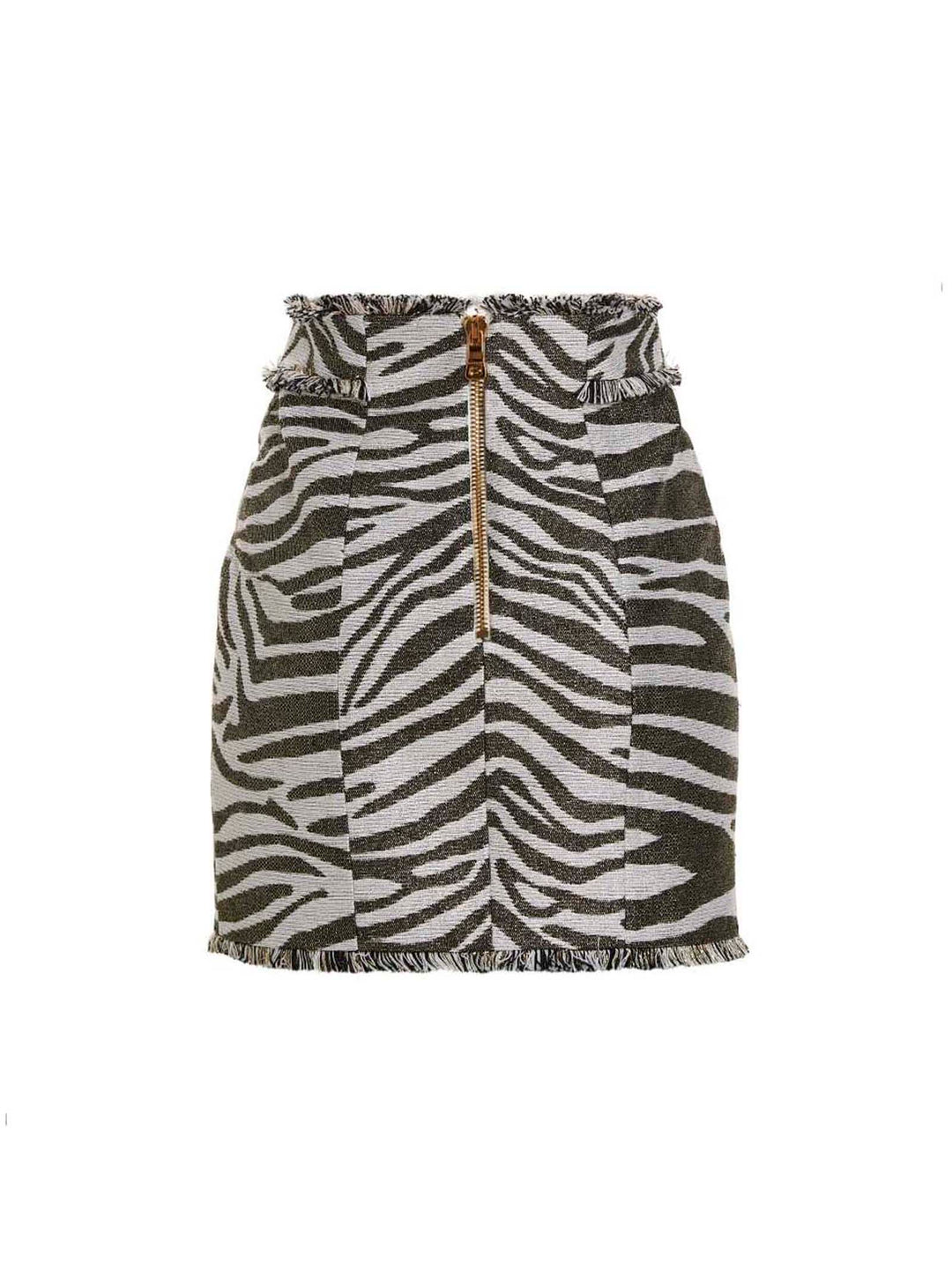 Balmain Lurex Zebra Skirts - Multicolor | 63574b586286b1b8212a5751d0e23f50f9b47c58
