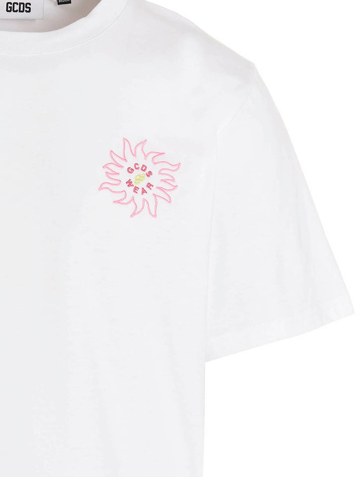 Gcds Surfing Weirdo T-shirt - White | ddf43ebb160bd41027084e044ce89a96a50c7efc